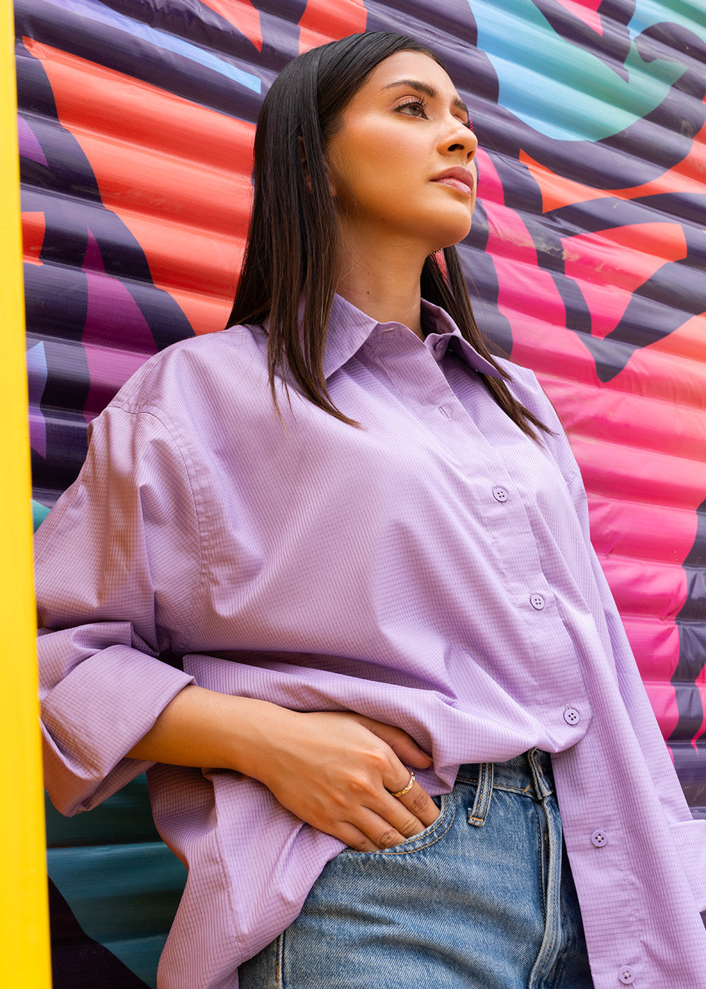 Dyed Polyester Shirt