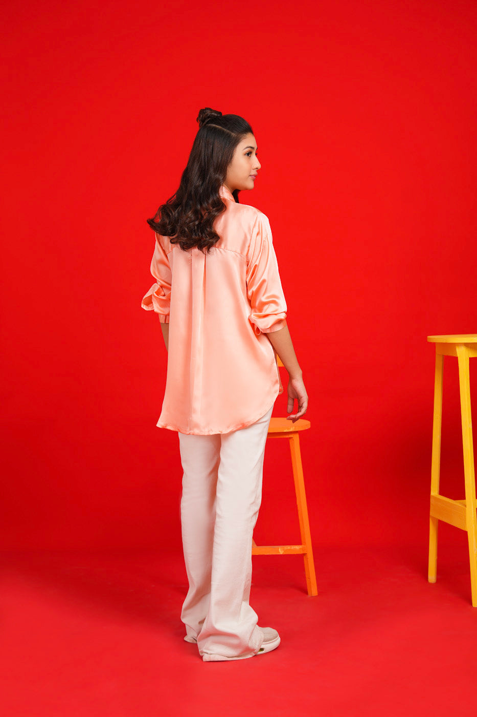 Dyed Silk Shirt