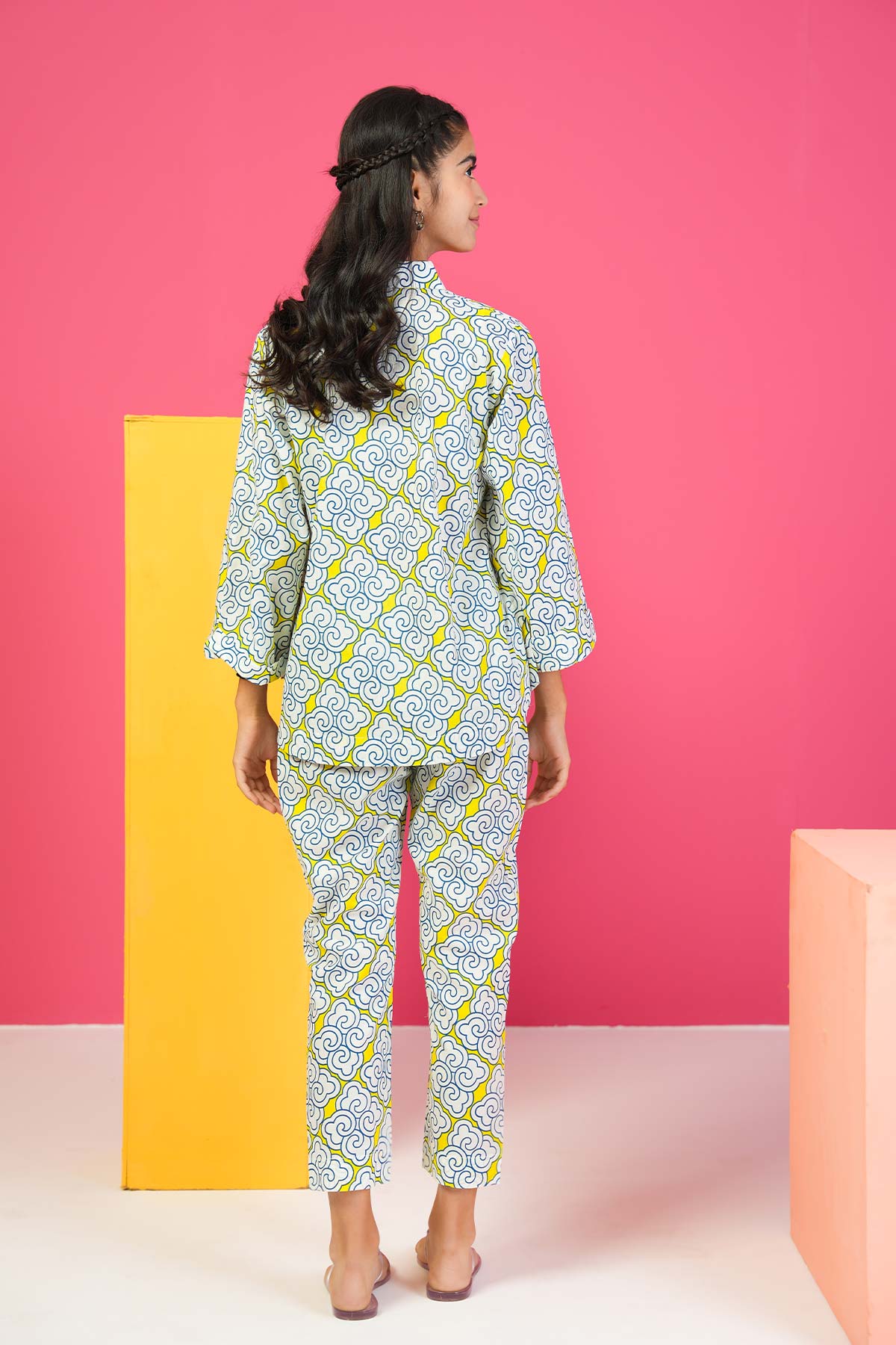 2 Pc Printed Cambric Outfit