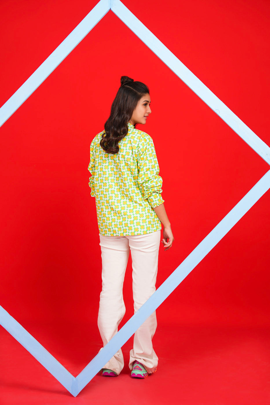 Printed Cambric Shirt