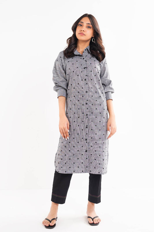 Yarn Dyed Embroidered Shirt