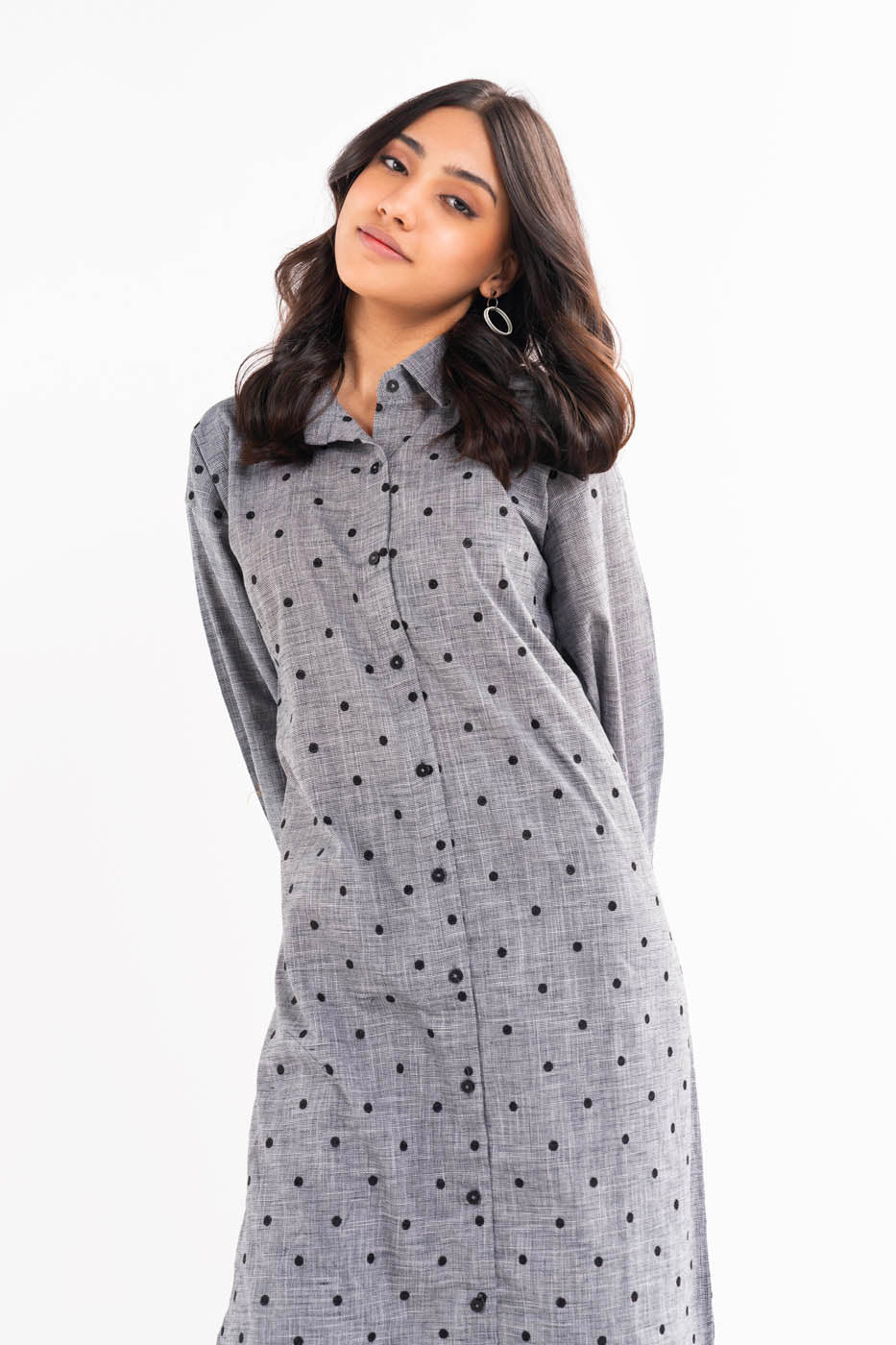 Yarn Dyed Embroidered Shirt