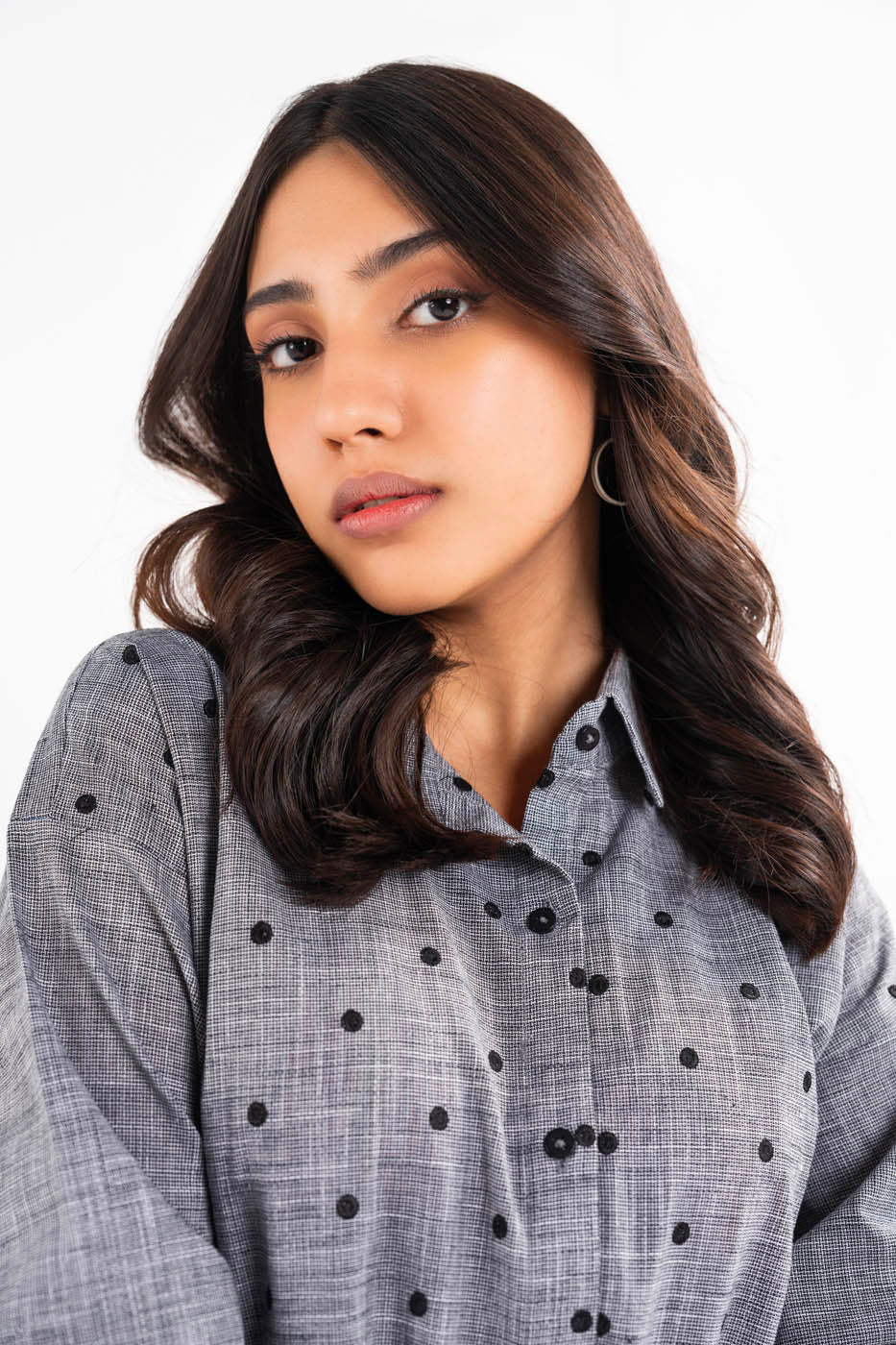 Yarn Dyed Embroidered Shirt