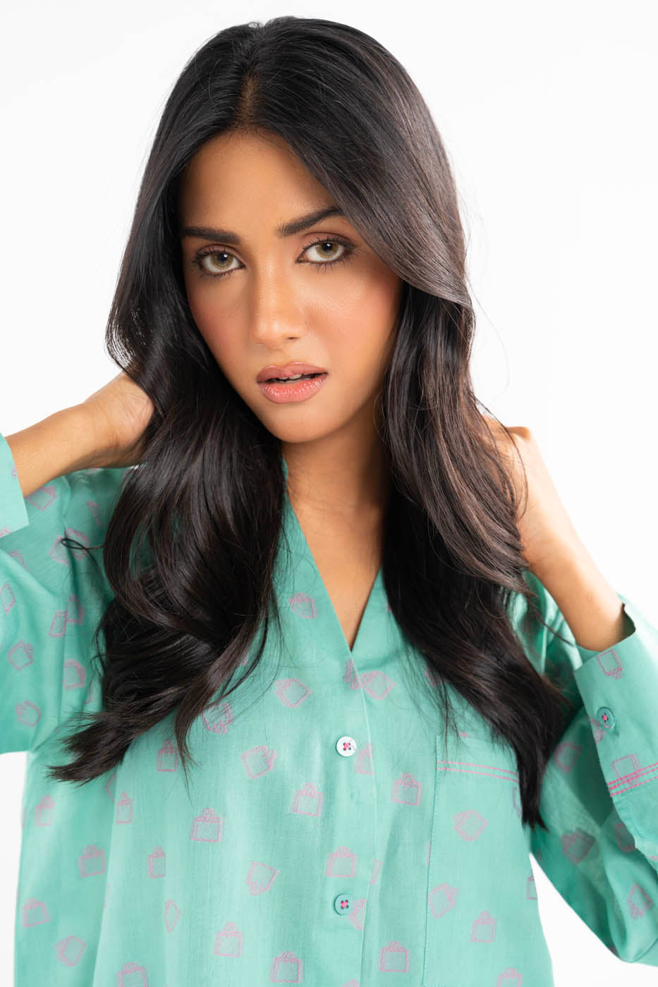 Dyed Jacquard Shirt