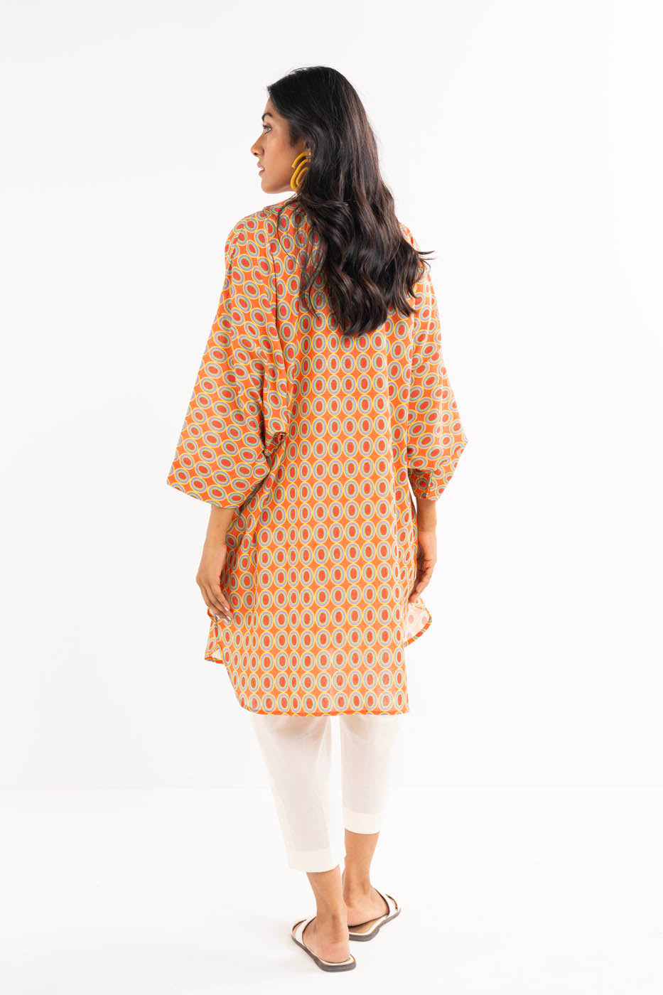 Printed Khaddar Shirt