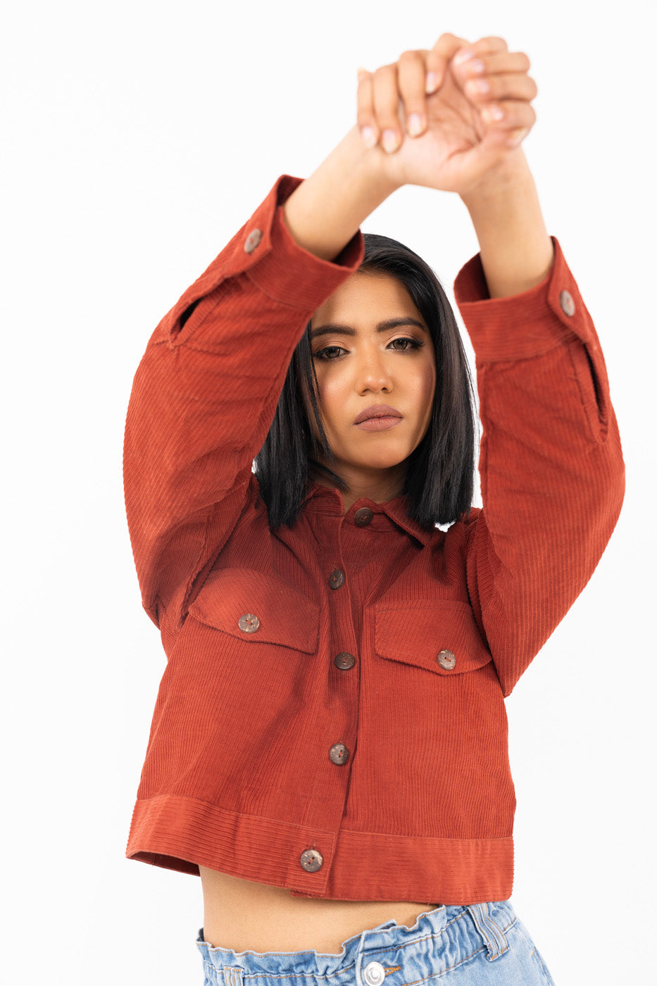 Dyed Corduroy Shirt