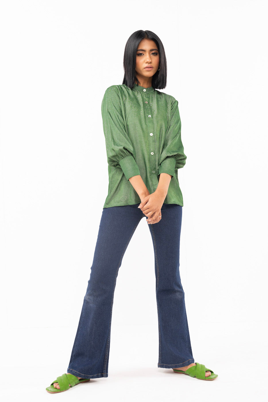 Dyed Cotton Shirt