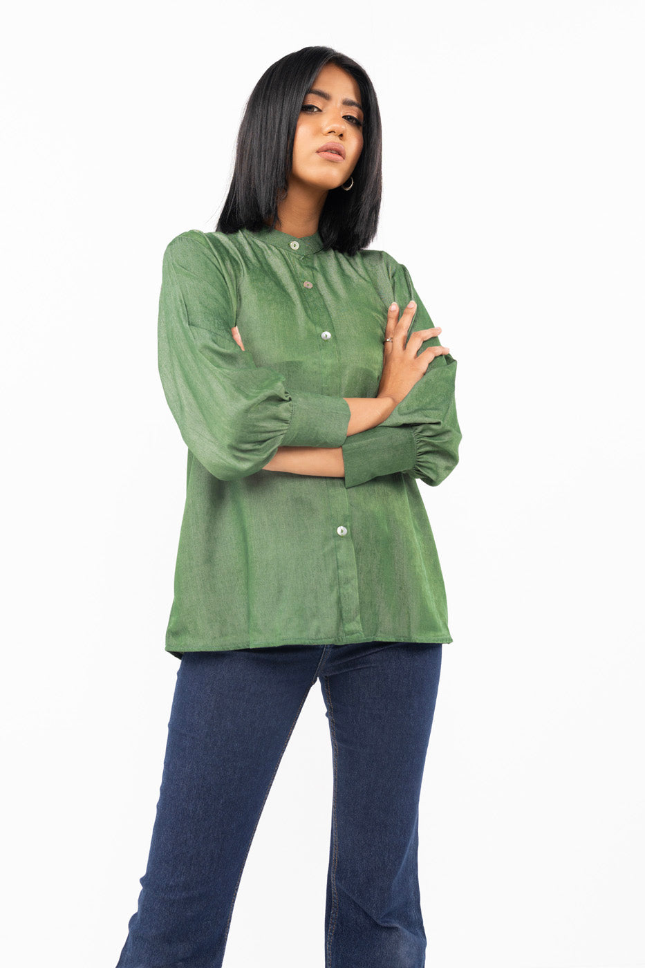 Dyed Cotton Shirt