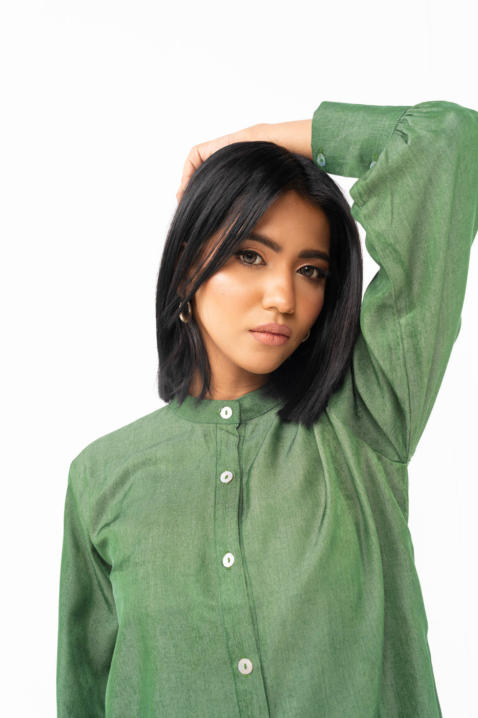 Dyed Cotton Shirt
