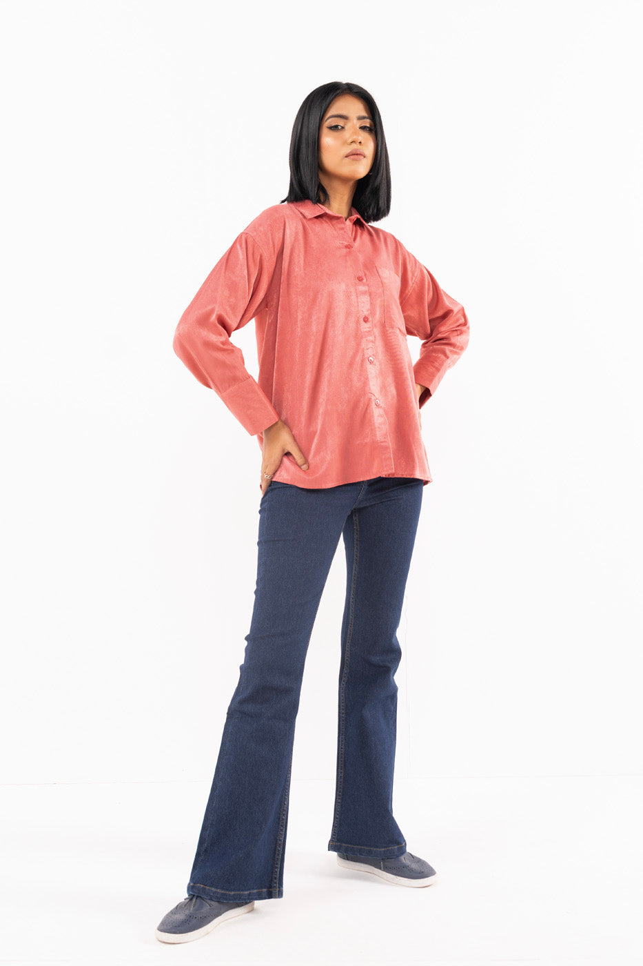 Dyed Velvet Shirt