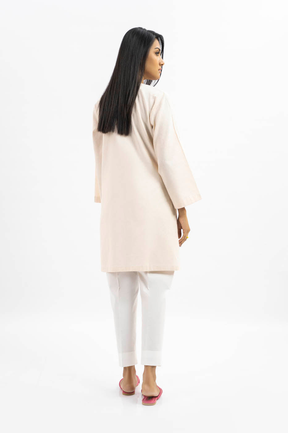 Dyed Embroidered Jacquard Shirt