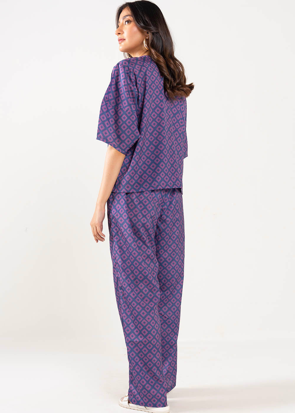 2 PC Printed Silk Outfit