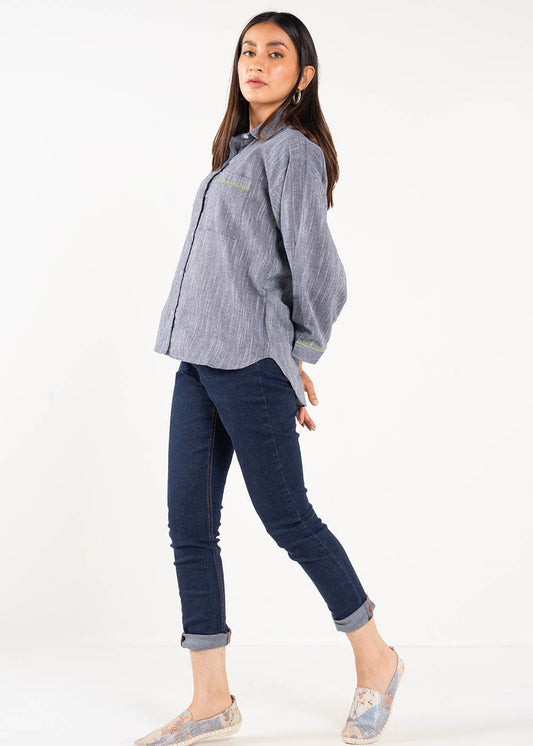 Dyed Yarn Shirt