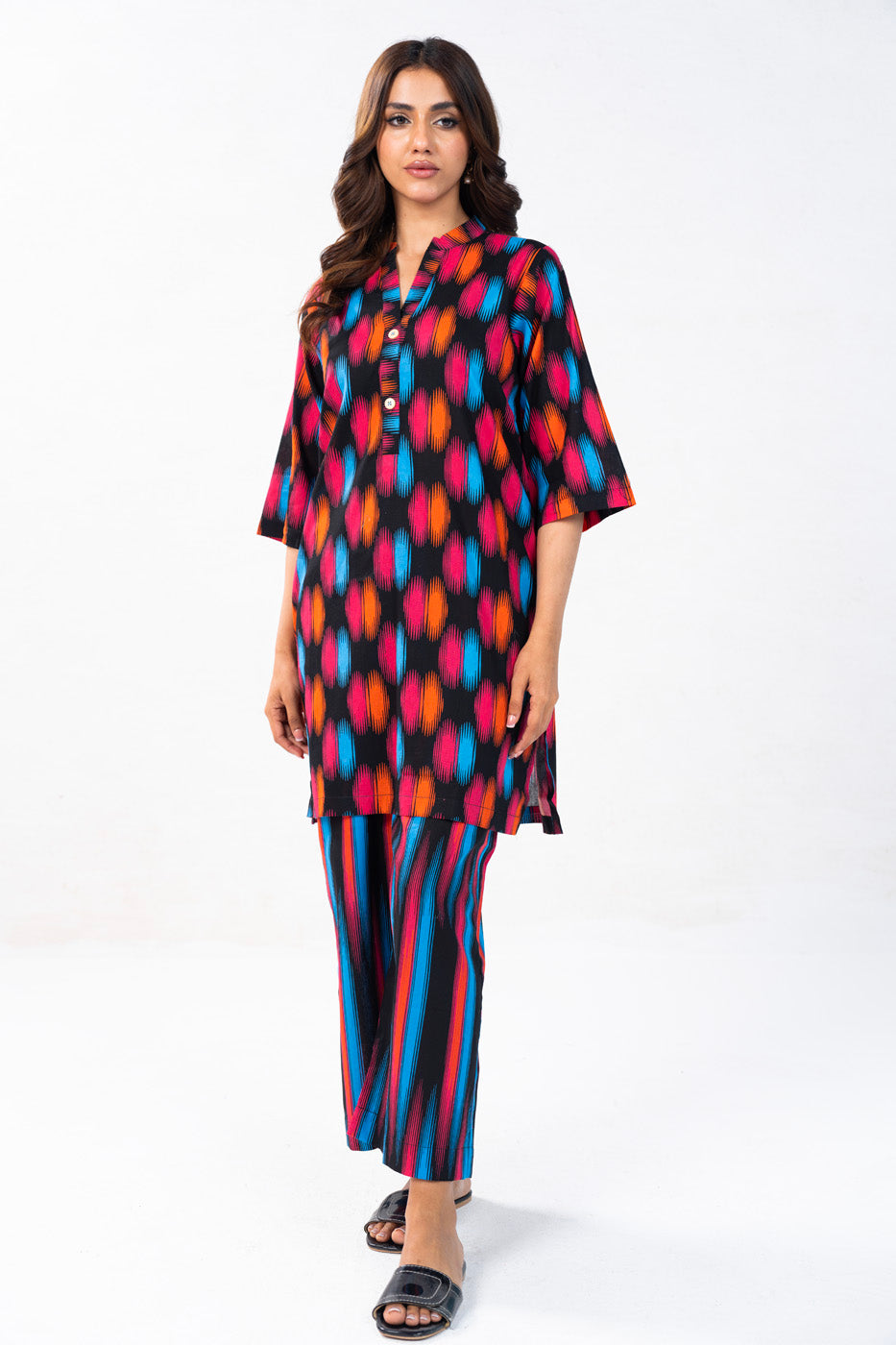 2 PC Printed Cotton Outfit