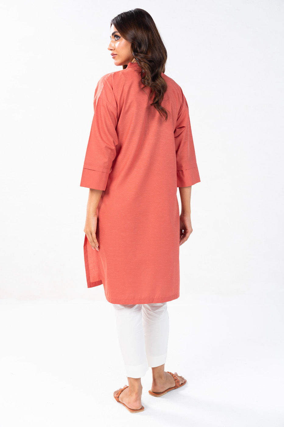 Dyed Poly Viscose Kurti
