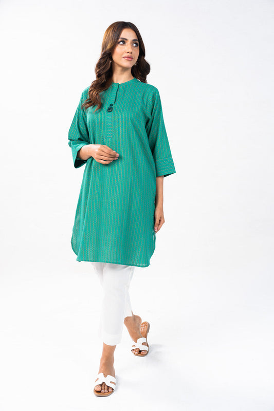 Dyed Jacquard Kurti