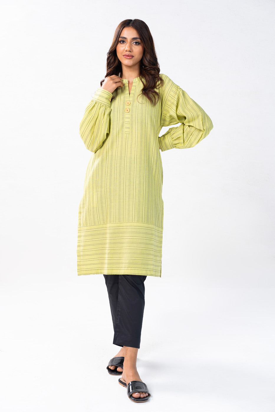 Dyed Yarn Kurti