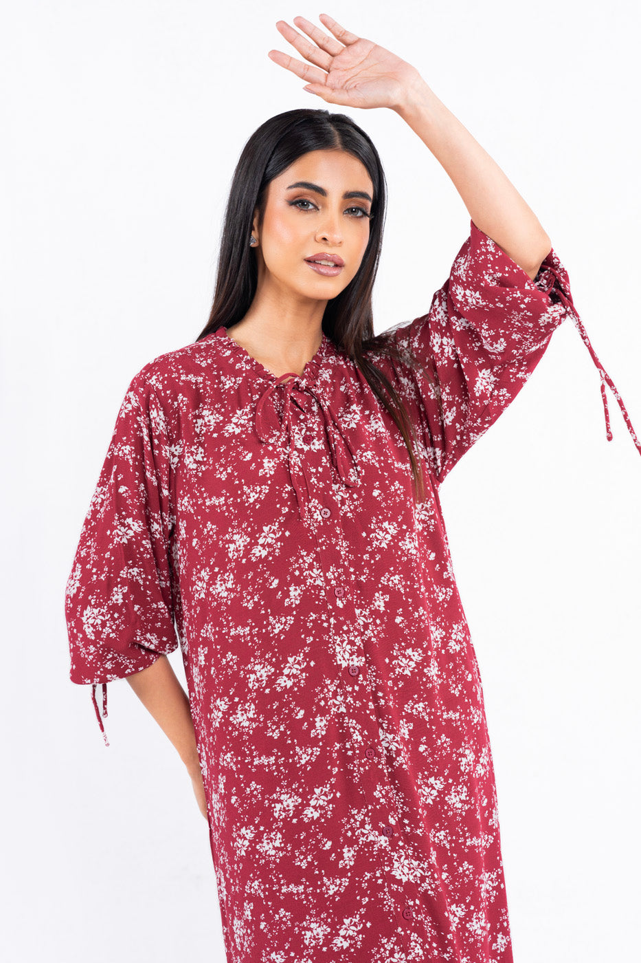 Printed georgette Dress