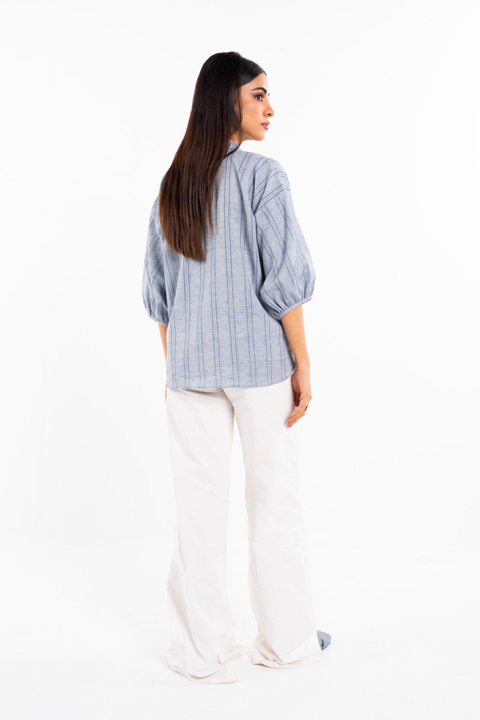 Yarn Dyed Embroidered Shirt
