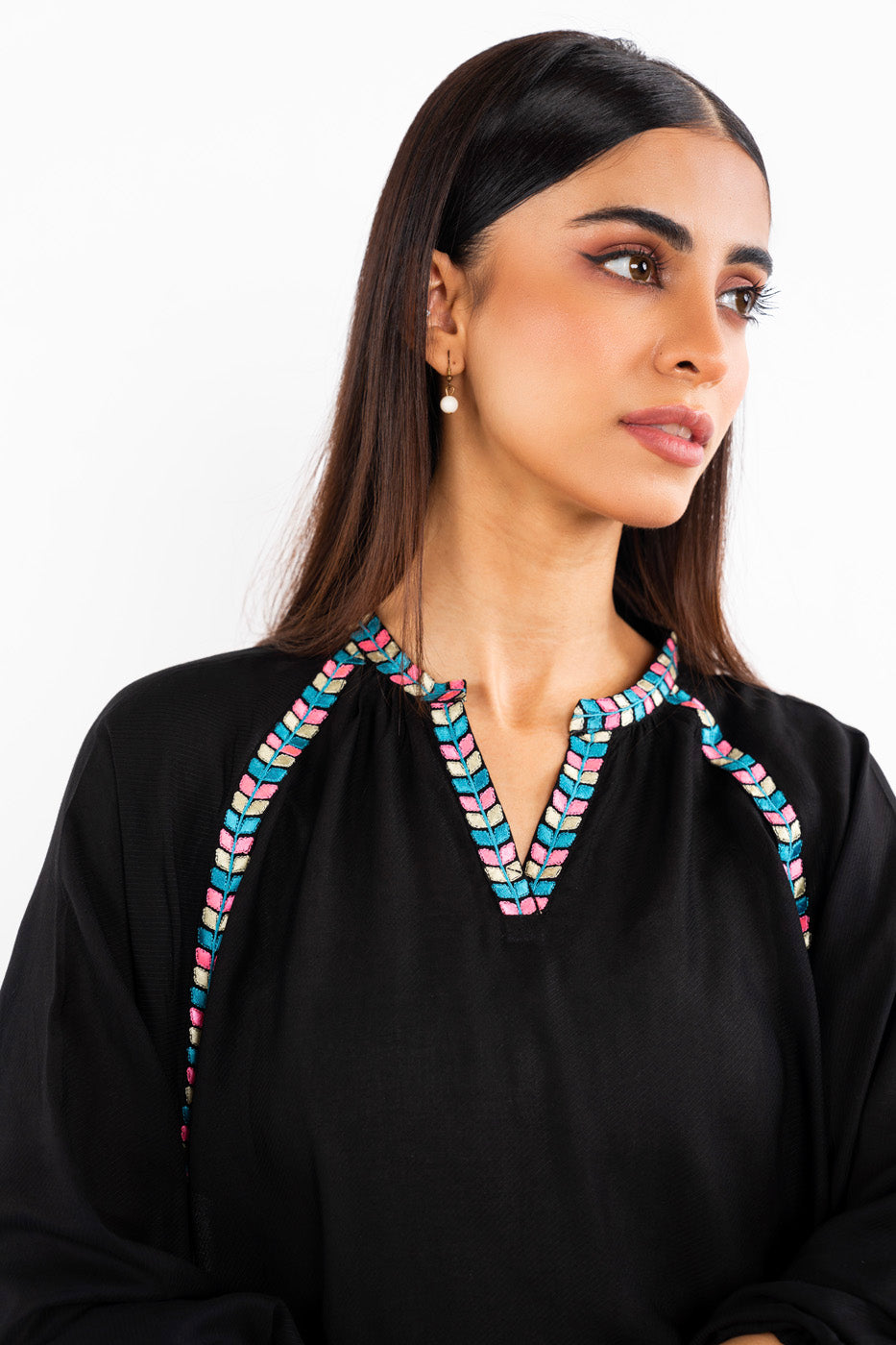 Yarn Dyed Embroidered Shirt