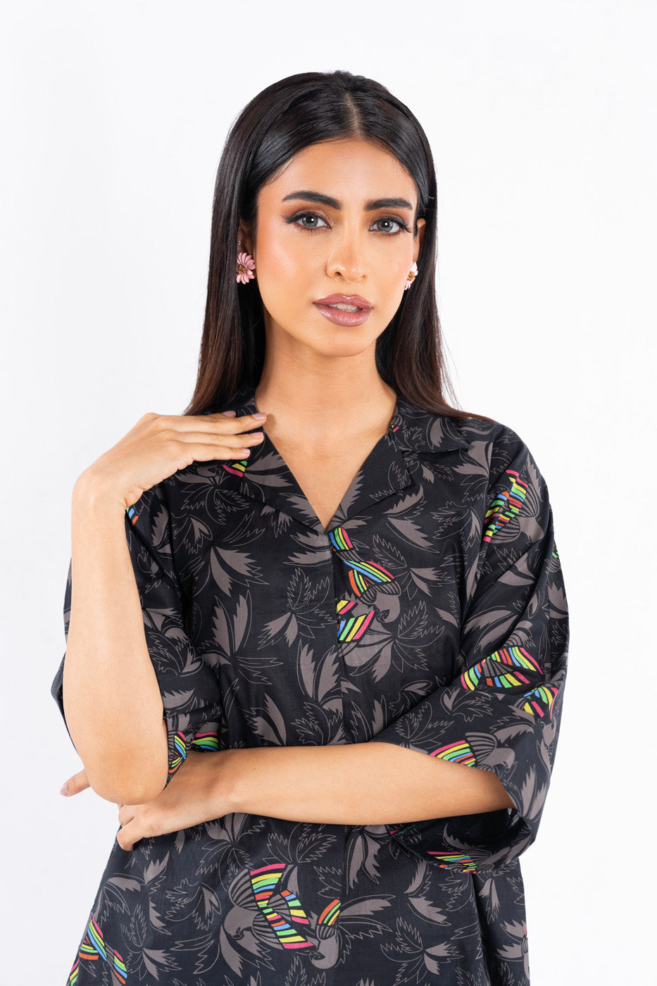 Printed Slub Shirt