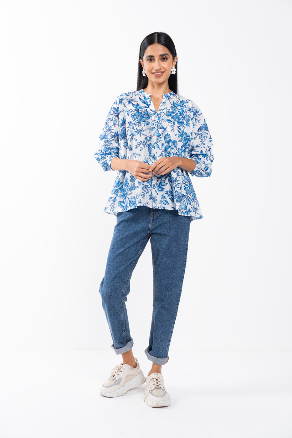 Printed Slub Shirt