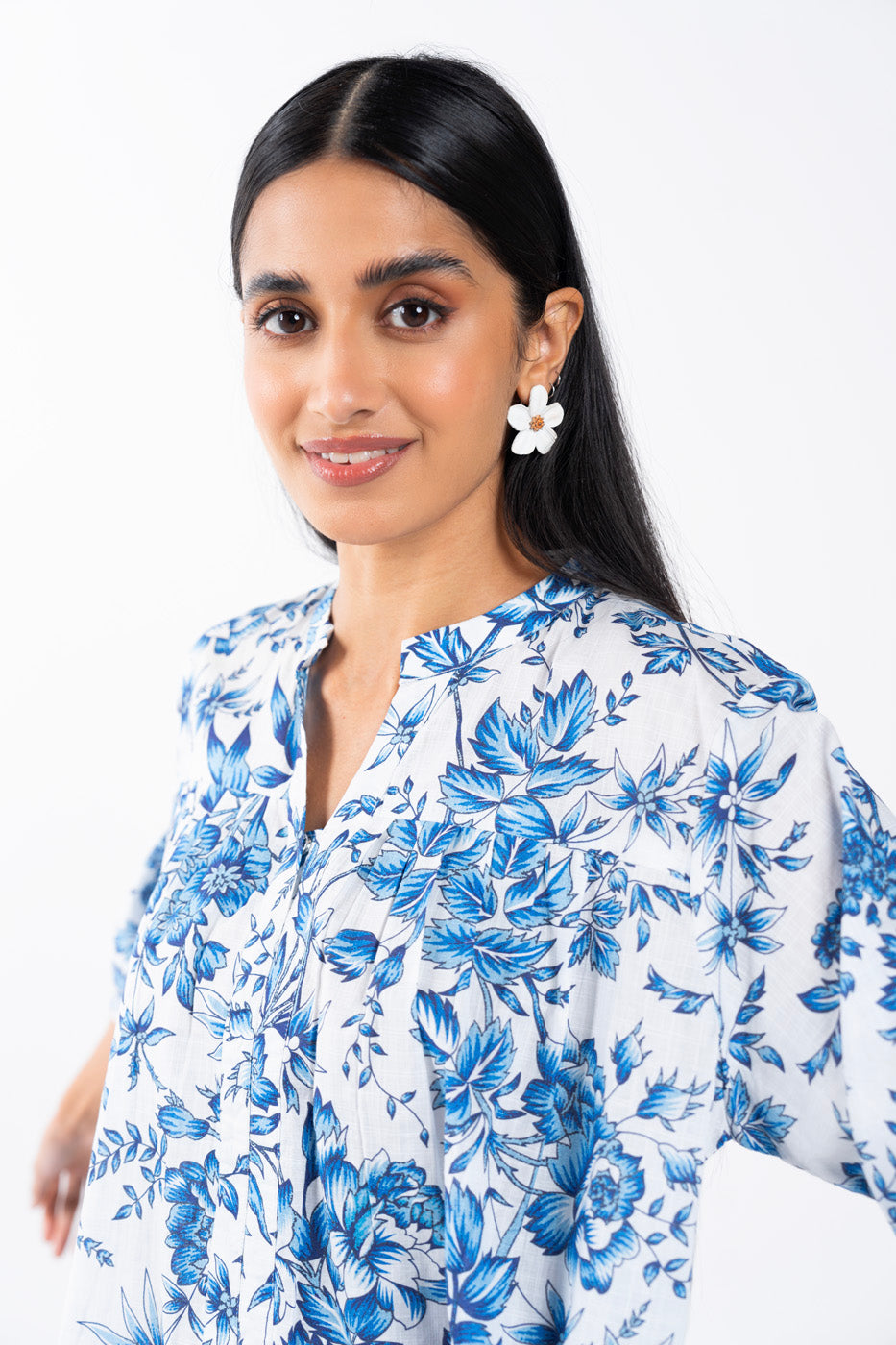 Printed Slub Shirt