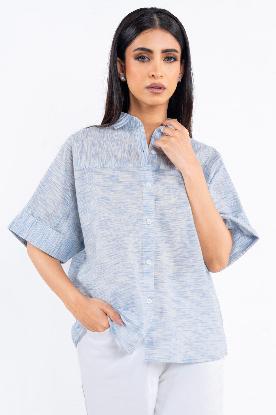 Dyed Yarn Shirt