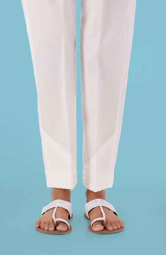 Basic Straight Pants (NRP-63 WHITE)