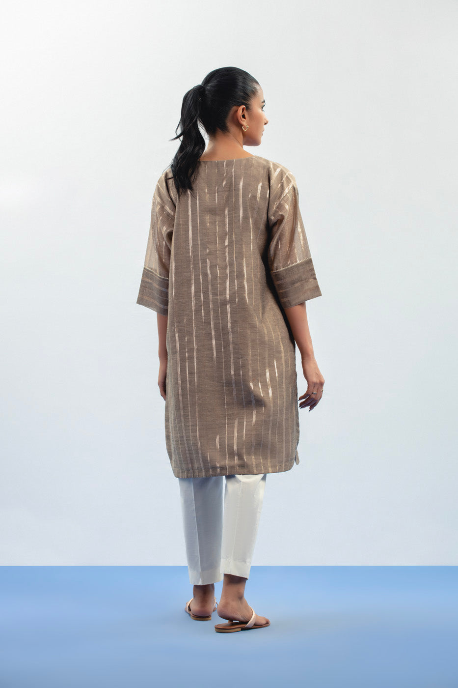 Dyed Zari Kurti