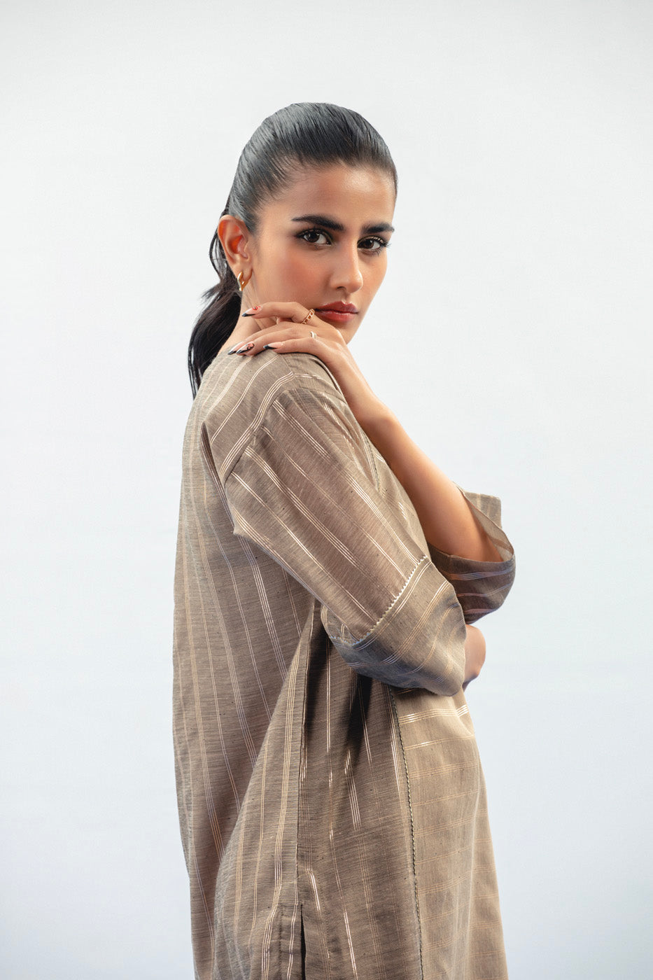 Dyed Zari Kurti