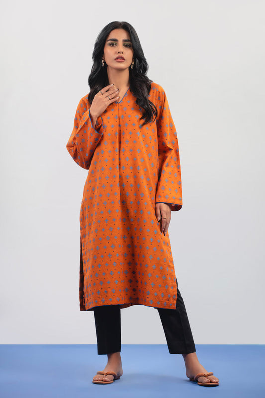 Dyed Dobby Kurti
