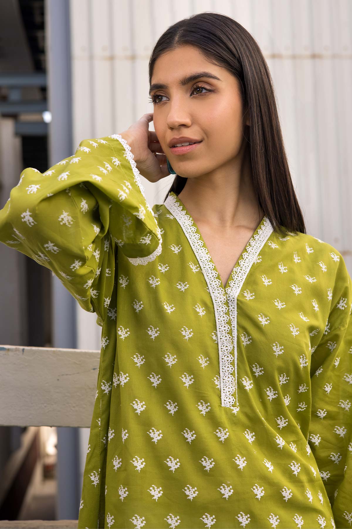 Printed Lawn Kurti