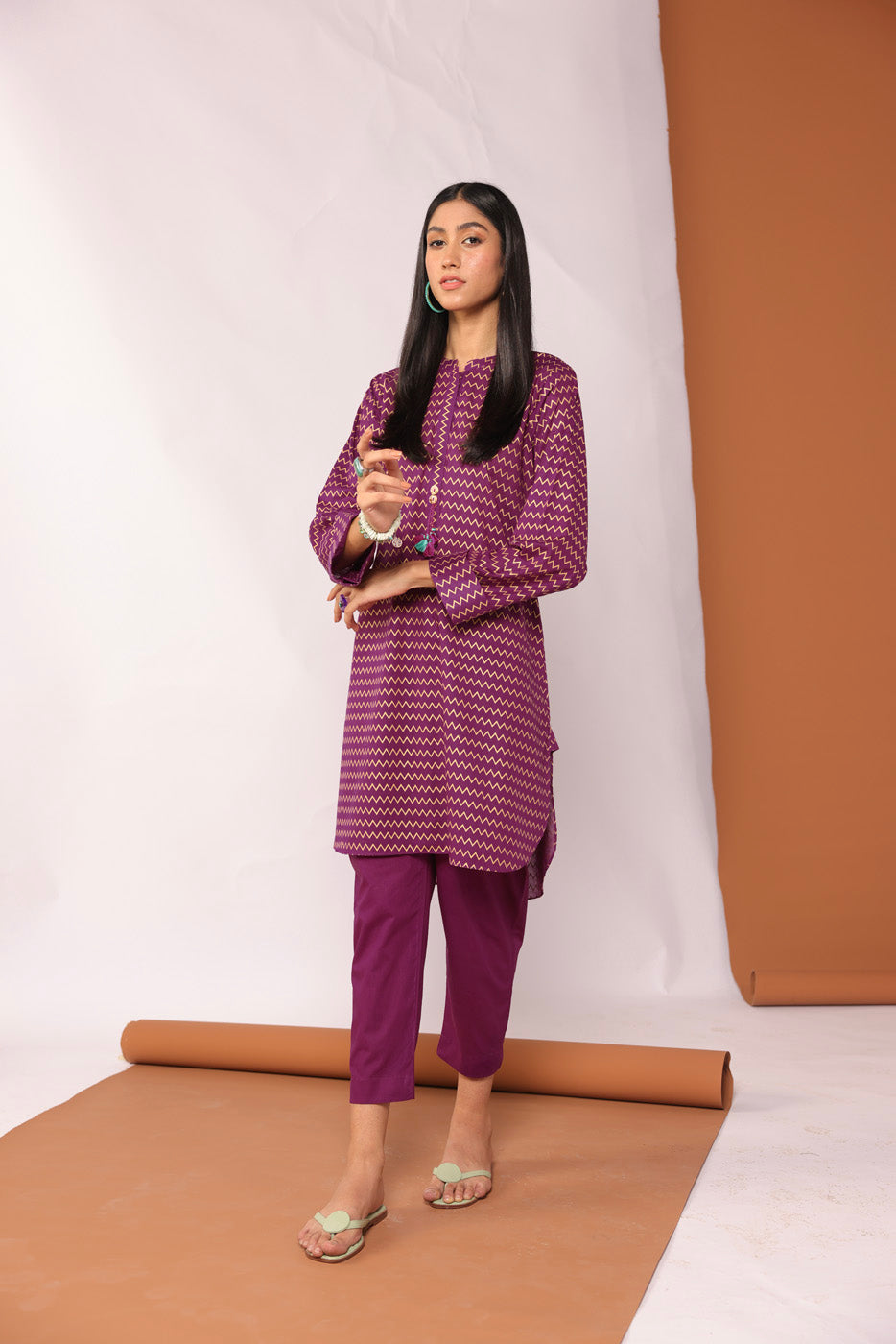 Printed Cambric Kurti