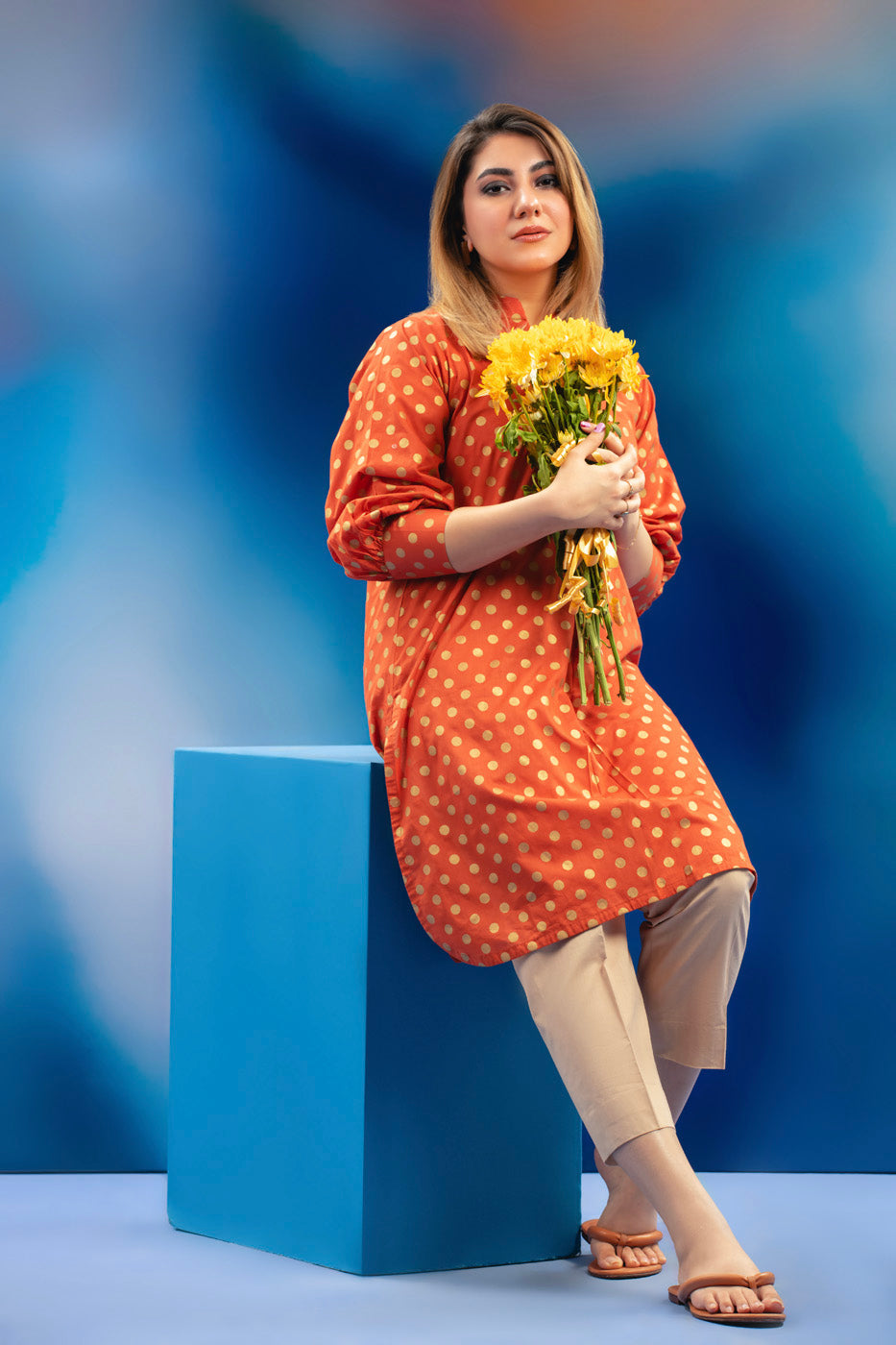 Printed Lawn Kurti