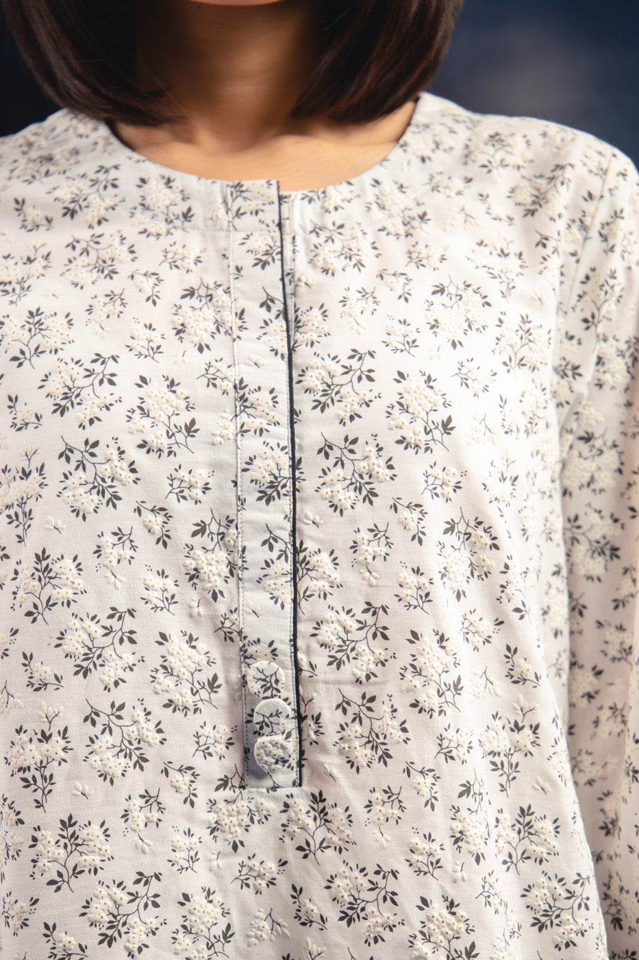 Printed Cambric Kurti