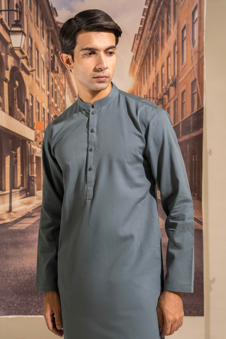 Dyed Cotton Kurta