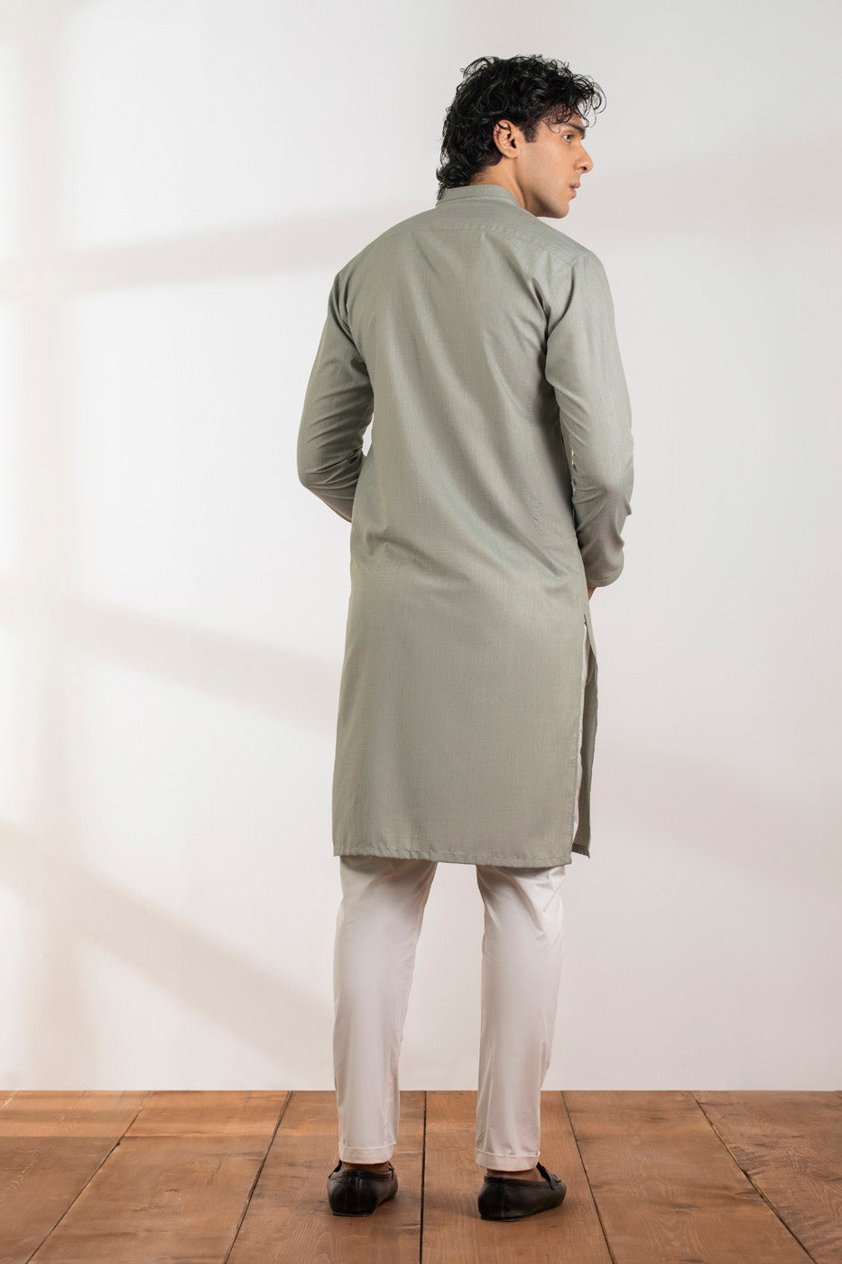 Dyed Blended Kurta