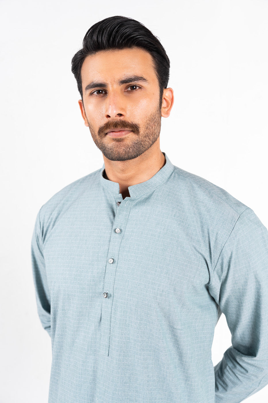 Dyed Blended Kurta