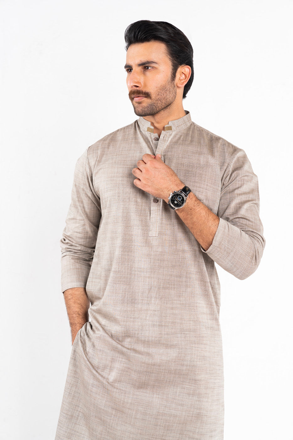 Dyed Shamrey Kurta