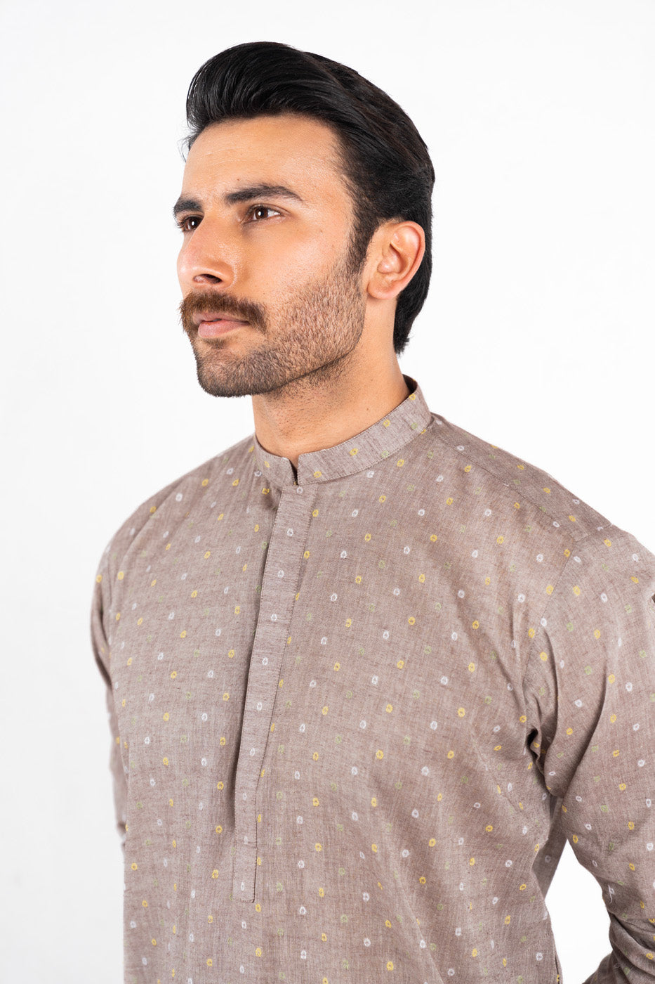 Dyed Blended Kurta