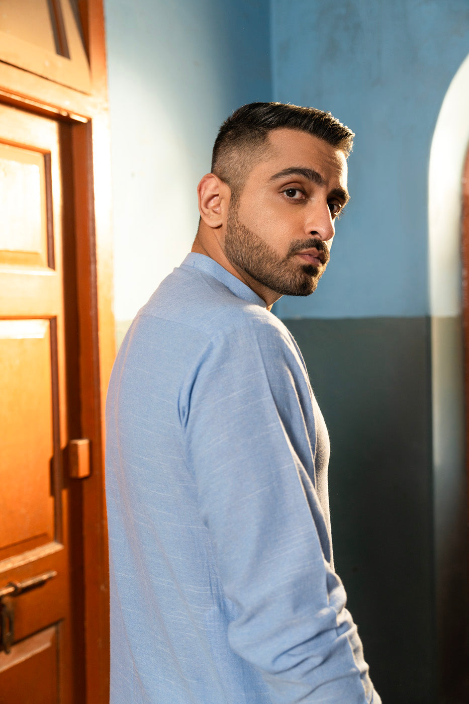 Dyed Blended Kurta