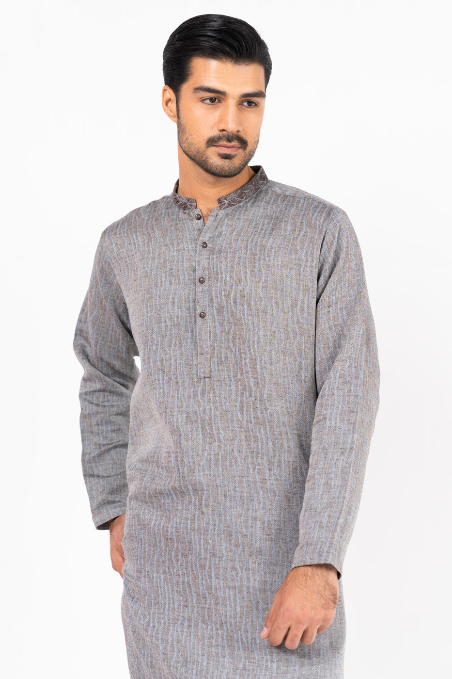 Dyed Blended Kurta