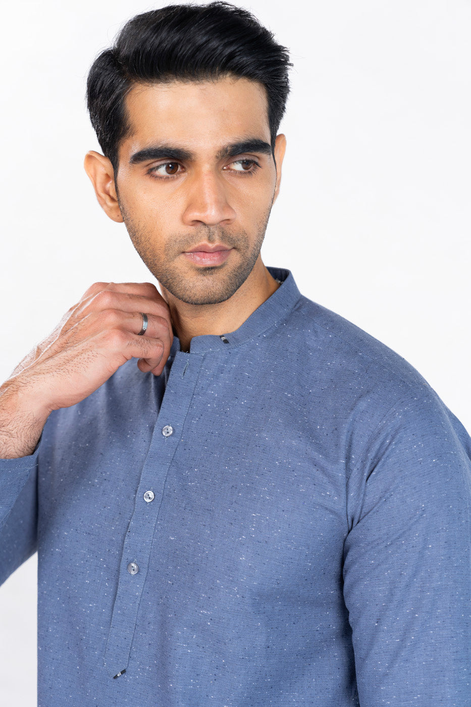 Dyed Blended Kurta