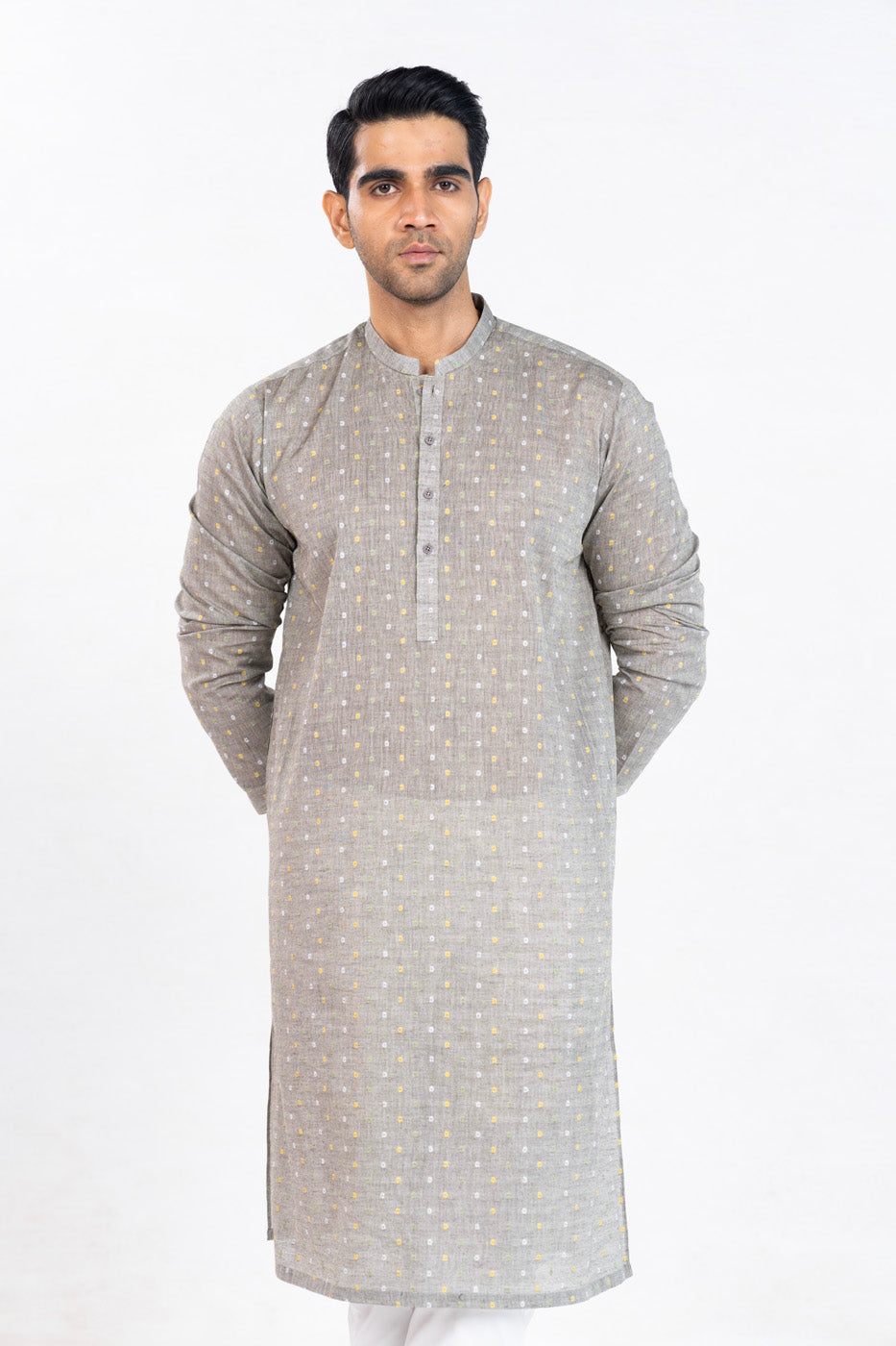 Dyed Blended Kurta