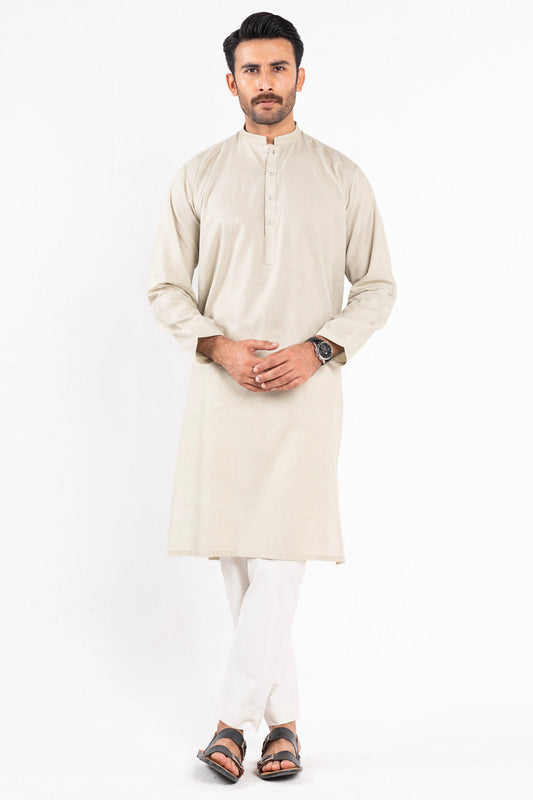 Dyed Embroidered Shamrey Kurta