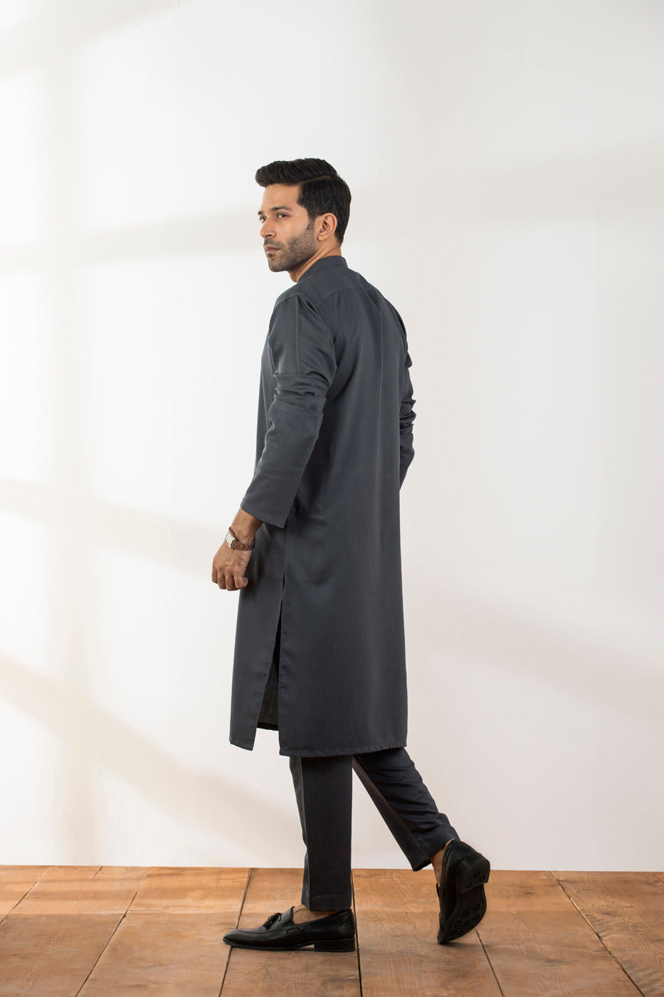 Dyed Blended Kameez Trouser