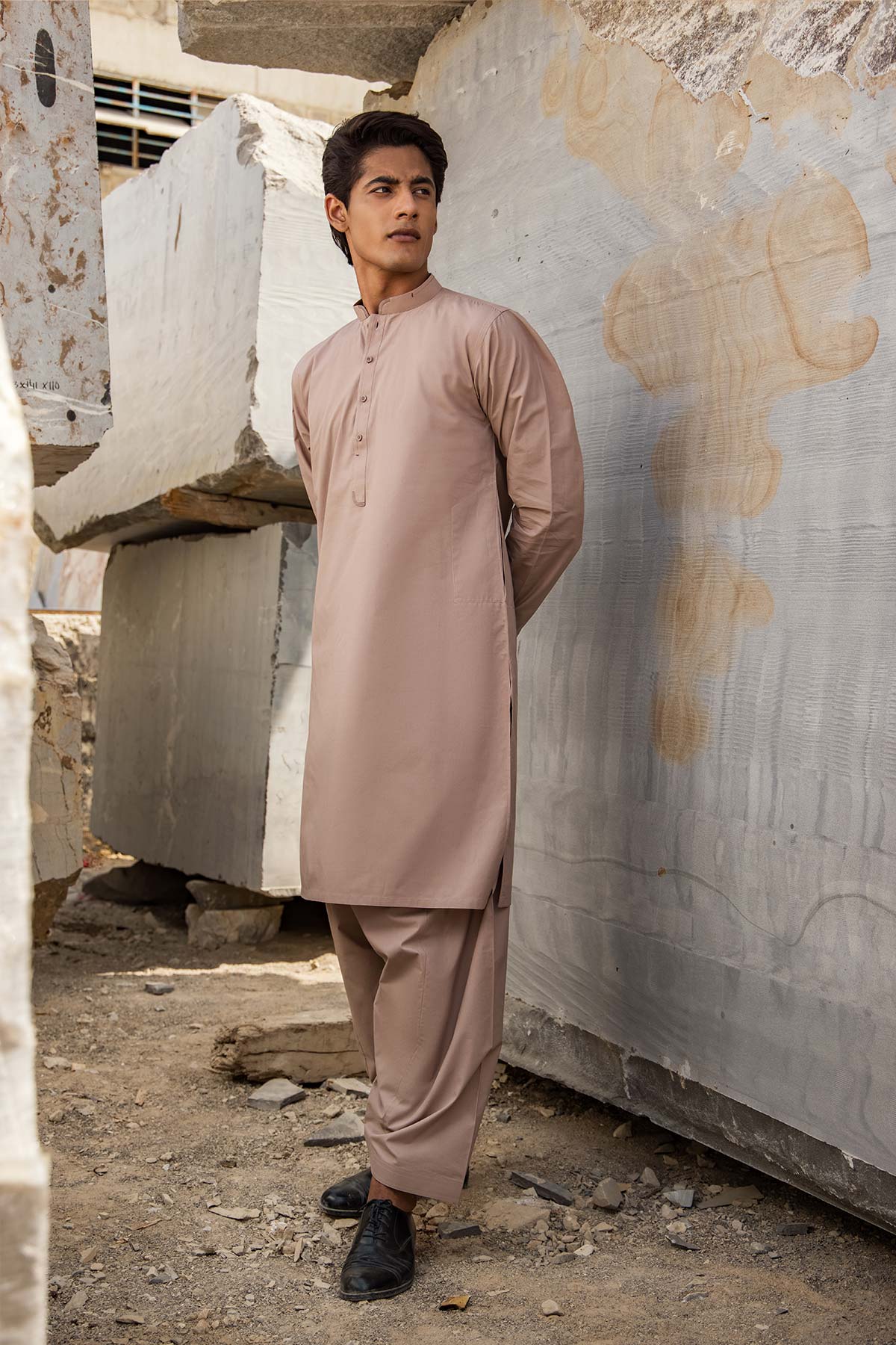 Dyed Arctic Kurta Shalwar