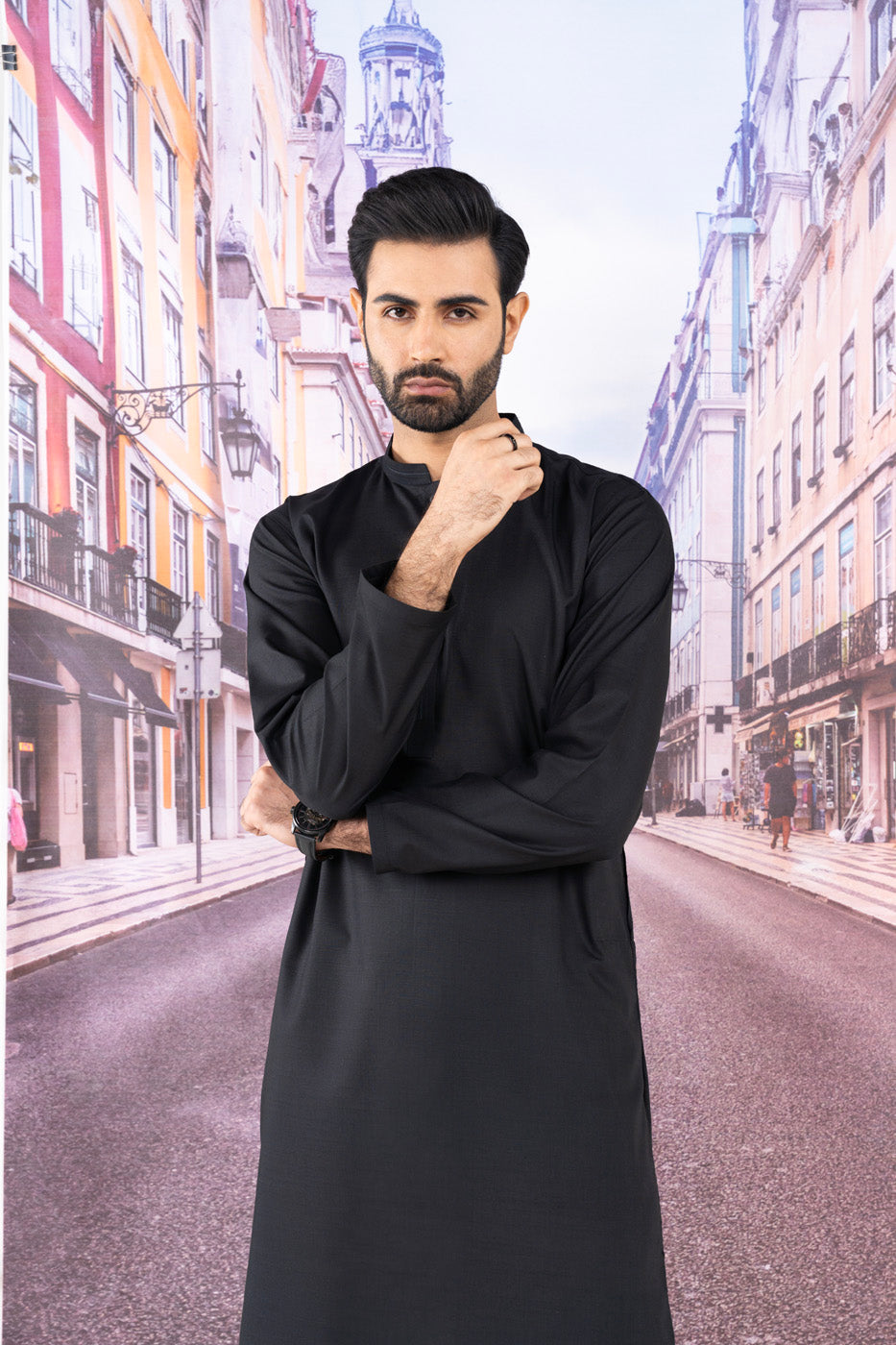 Dyed Blended Shalwar Kameez