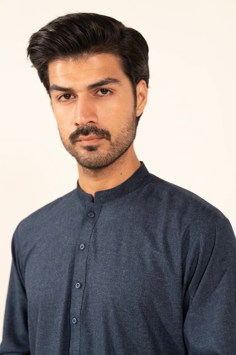 Dyed Wool Blended Kurta Shalwar